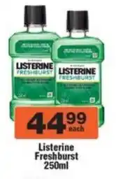 Check Star Listerine Freshburst offer