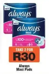 Check Star Always Maxi Pads offer