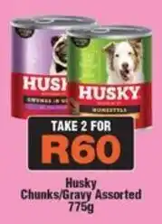 Check Star Husky Chunks/Gravy Assorted offer