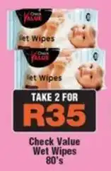 Check Star Check Value Wet Wipes offer