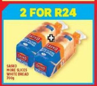 Usave Sasko More Slices White Bread 700g offer