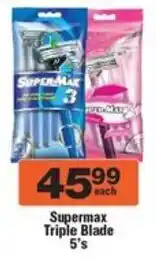 Check Star Supermax Triple Blade offer