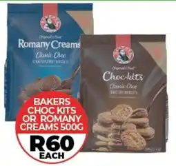 1UP Bakers choc kits or romany creams offer