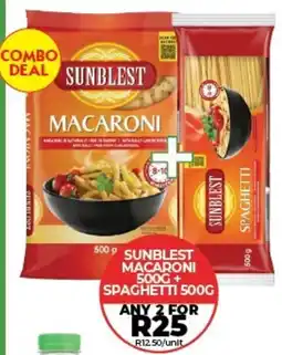 1UP Sunblest macaroni + spaghetti offer