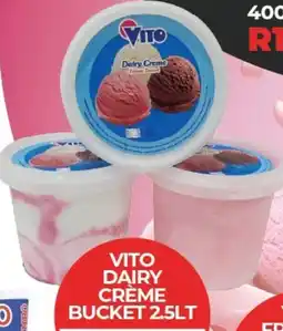 1UP Vito dairy crème bucket offer