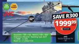 Checkers JVC 32" QLED Android TV offer