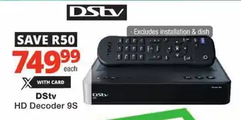 Checkers DStv HD Decoder 9S offer