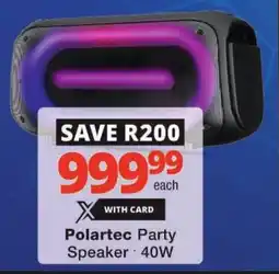 Checkers Polartec Party Speaker offer