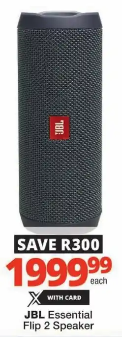 Checkers JBL Essential Flip 2 Speaker offer