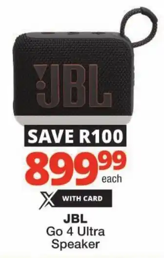 Checkers JBL Go 4 Ultra Speaker offer