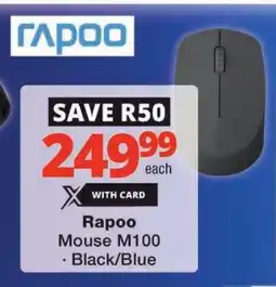 Checkers Rapoo Mouse M100 offer