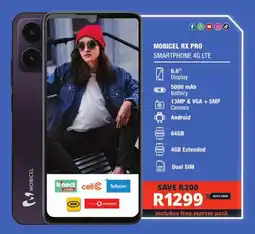 Checkers Mobicel RX Pro Smartphone 4G LTE offer