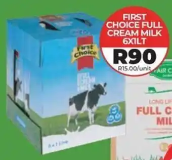 1UP First choice full cream milk offer