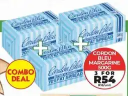 1UP Cordon bleu margarine offer