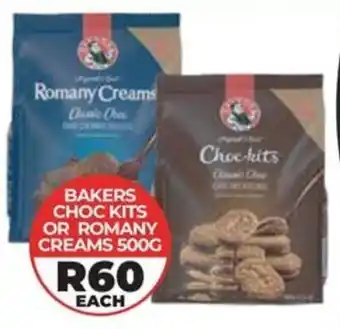 1UP Bakers choc kits or romany creams offer