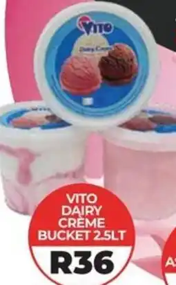 1UP Vito dairy creme bucket offer