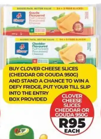 1UP Clover cheese slices cheddar or gouda offer