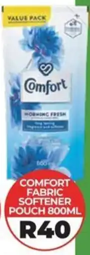 1UP Comfort fabric softener pouch offer