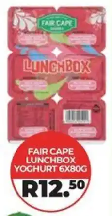 1UP Fair cape lunchbox yoghurt offer