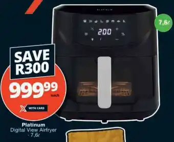 Checkers Hyper Platinum Digital View Airfryer offer