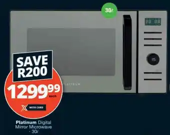 Checkers Hyper Platinum Digital Mirror Microwave offer