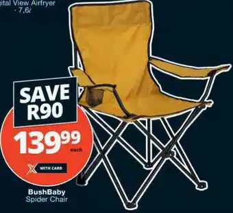 Checkers Hyper BushBaby Spider Chair offer