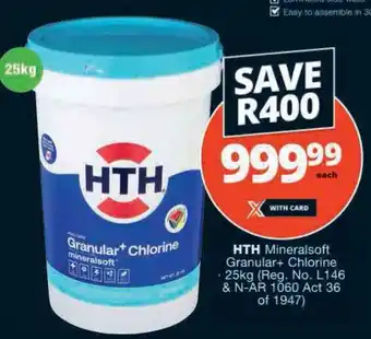 Checkers Hyper HTH Mineralsoft Granular+ Chlorine offer