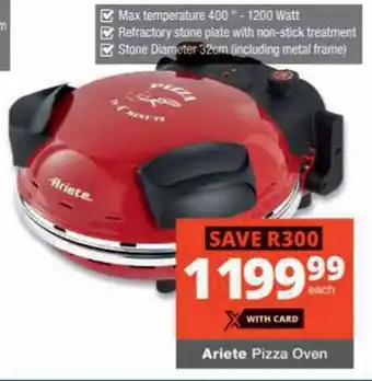 Checkers Hyper Ariete Pizza Oven offer