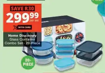 Checkers Hyper SAVE R30 Glass Container Combo Set offer