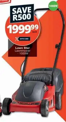 Checkers Hyper Lawn Star Lawnmower offer