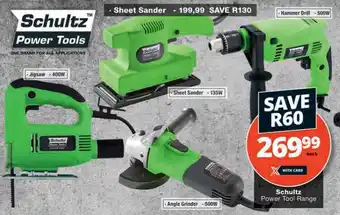 Checkers Hyper Schultz Power Tool Range offer