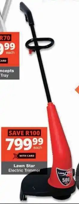 Checkers Hyper Lawn Star Electric Trimmer offer