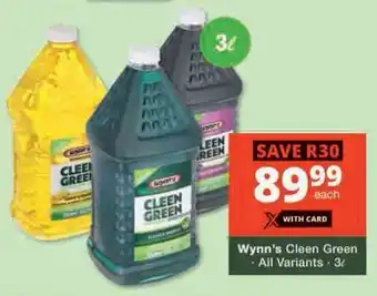 Checkers Hyper Wynn's Cleen Green offer