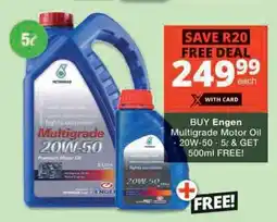 Checkers Hyper Engen Multigrade Motor Oil offer