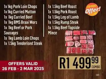 Bluff Meat Supply Combo 1499.99 offer