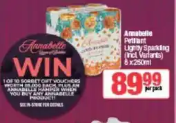 Spar Tops Annabelle Petillant Lightly Sparkling (Incl Variants) offer