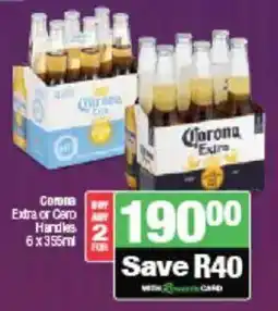 Spar Tops Corona Extra or Cero Handles offer