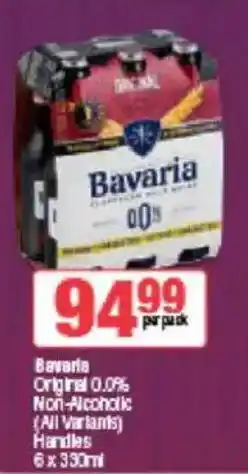 Spar Tops Bavaria Original 0.0% Non-Alcoholic (All Variants) Handlas offer