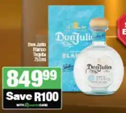 Spar Tops Don Julio Blanco Tequila offer