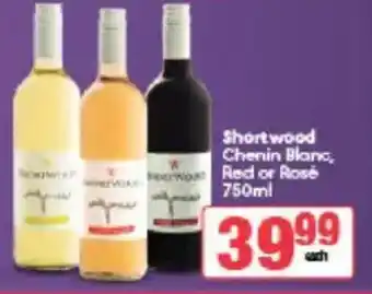 Spar Tops Shortwood Chenin Blanc, Red or Rosé offer