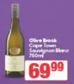 Spar Tops Olive Brook Cape Town Sauvignon Blanc offer