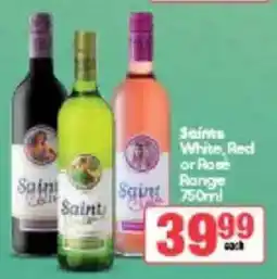 Spar Tops Saints White, Red or Rose Range offer