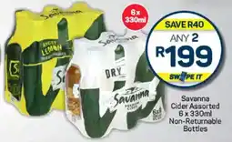 Savanna Cider Assorted Non-Returnable Bottles