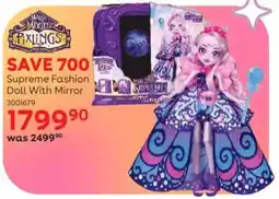 ToysRUs Supreme Fashion Doll With Mirror offer