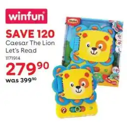 ToysRUs Caesar The Lion Let's Read offer