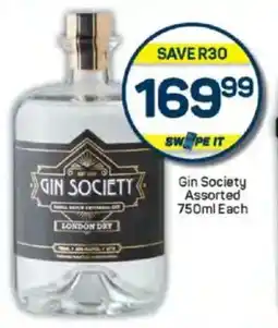 Pick n Pay Liquor Gin Society Assorted offer