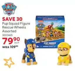 ToysRUs Pup Squad Figure Rescue Wheels Assorted offer