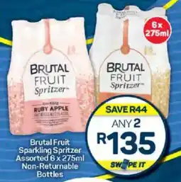 Pick n Pay Liquor Brutal Fruit Sparkling Spritzer Assorted Non-Returnable Bottles offer