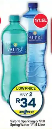 Pick n Pay Liquor Valpr'e Sparkling or Still Spring Water offer