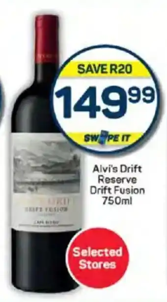 Pick n Pay Liquor Alvi's Drift Reserve Drift Fusion offer